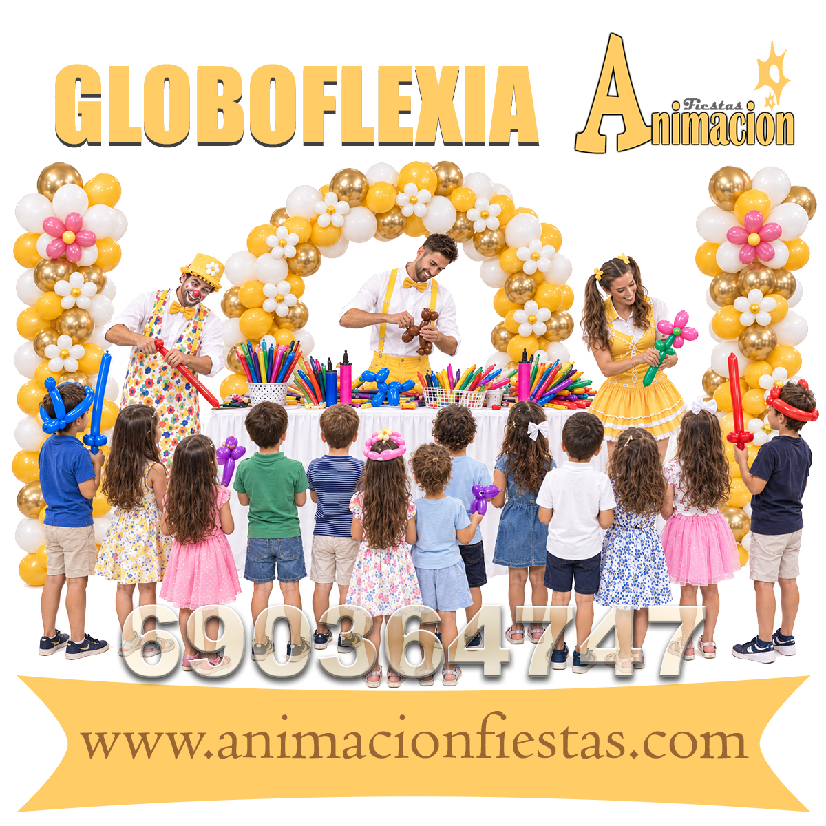 globoflexia, figuras con globos, animación fiestas y eventos