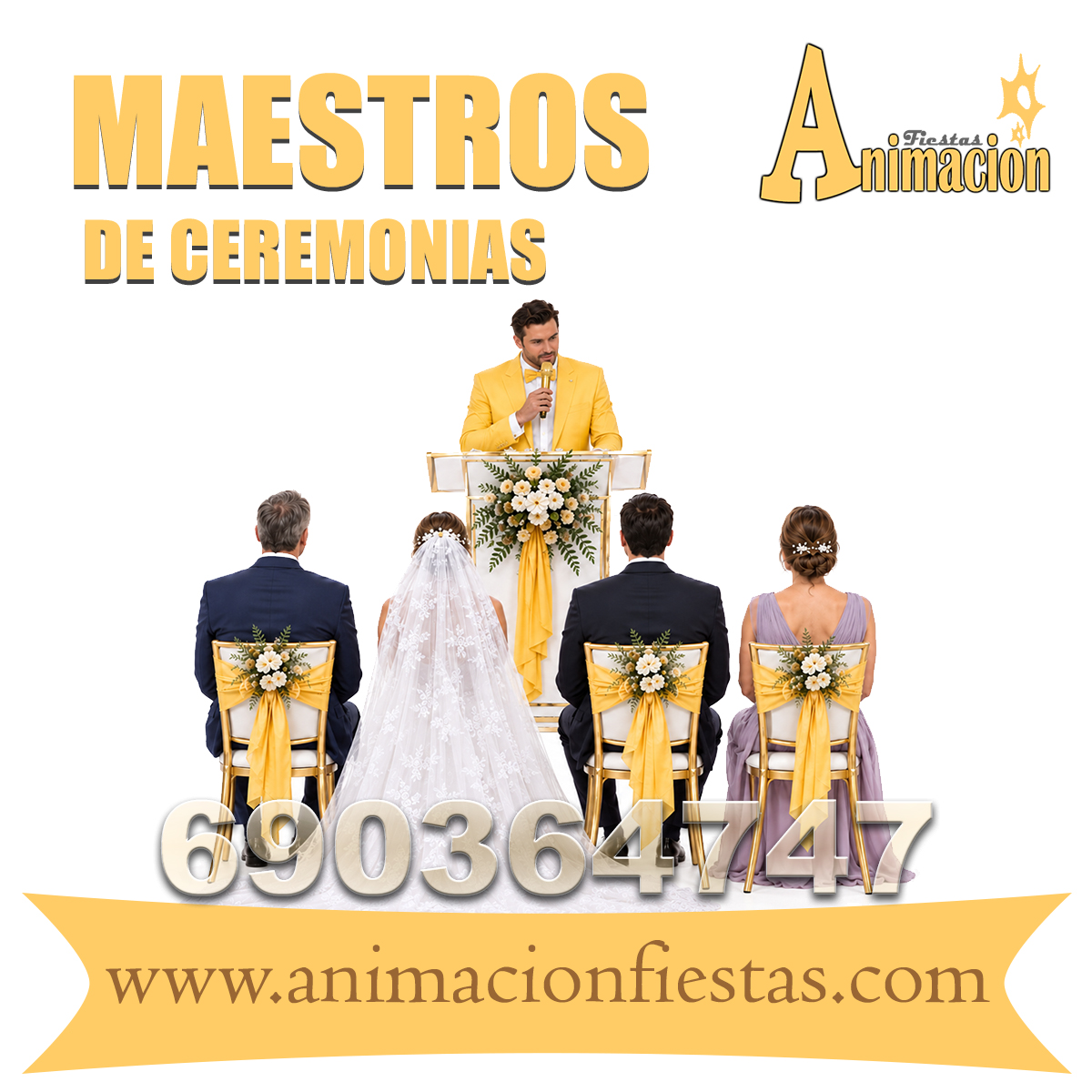 maestro de ceremonias o juez de paz para bodas civiles y aniversarios